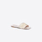 Dior Dway Slide Gold Tone Cotton Embroidered KCQ209JHL S67W - thumb-2