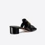 Dior 30 Montaigne Heeled Slide Black Calfskin KCQ270VEA S900 - thumb-2