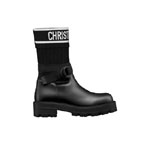 Dior D-Major Ankle Boot Black Calfskin with Technical Knit KCT268LKC S20X