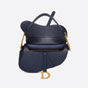 Dior Saddle Bag Indigo Blue Grained Calfskin M0446CBAA M85B - thumb-2