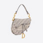 Saddle Bag Gray Dior Oblique Embroidery M0446CRIW M932 - thumb-2