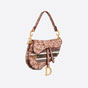 Saddle Bag Metallic Pink Dior Brocart Embroidery M0446CRWI M79E - thumb-2