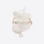 Dior Saddle Bag White Camouflage Embroidery M0446CWAH M879 - thumb-2