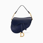 Dior Saddle bag in blue calfskin M0446CWGH M85B