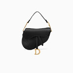 Dior Saddle bag in black calfskin M0446CWGH M900