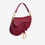Dior Saddle Bag Cherry Red Grained Calfskin M0446CWVG M52R