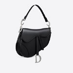 Dior Saddle Bag Black Smooth Calfskin M0446VWGH M900