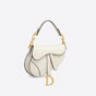 Dior Mini Saddle Bag Latte Grained Calfskin M0447CBAA M030 - thumb-2