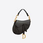 Dior Mini Saddle Bag Black Grained Calfskin M0447CBAA M900 - thumb-2