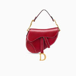 Dior Mini Saddle bag in red calfskin M0447CWGH M41R