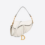Dior Saddle Messenger Bag Latte Grained Calfskin M0455CBAA M030
