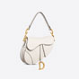 Dior Saddle Messenger Bag Latte Grained Calfskin M0455CBAA M030 - thumb-2