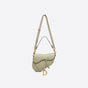 Dior Saddle Messenger Bag Sage Green Grained Calfskin M0455CBAA M70H - thumb-3