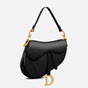 Dior Saddle Bag with Strap Black Goatskin M0455CCEH M900 - thumb-2