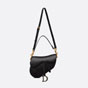 Dior Saddle Bag with Strap Black Smooth Calfskin M0455CWGC M900 - thumb-3