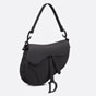 Dior Saddle Bag with Strap Black Ultramatte Calfskin M0455SLLO M989 - thumb-2