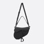 Dior Saddle Bag with Strap Black Ultramatte Calfskin M0455SLLO M989 - thumb-3