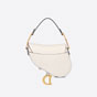 Dior Miniature Saddle Messenger Bag Latte Grained Calfskin M0456CBAA M030 - thumb-3