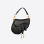 Dior Miniature Saddle Messenger Bag Black Grained Calfskin M0456CBAA M900 - thumb-2