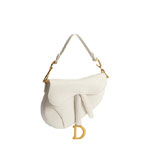 Dior Small Saddle Bag with Strap Latte Grained Calfskin M0457CUQW M030