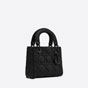 Mini Lady Dior Bag Black Ultramatte Cannage Calfskin M0505SLOI M989 - thumb-2