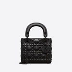 Mini Lady Dior Bag Black Cannage M0505SNEA M900