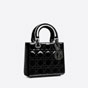 Small Lady Dior Bag Ultraglossy Patent Cannage Calf M0531NWDD M900 - thumb-2