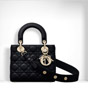 lady dior bag in black lambskin customisable shoulder strap M0532OCAL M900 - thumb-2