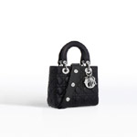 lady dior bag in black lambskin customisable shoulder strap M0532PCAL M900