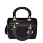 Dior Supple lady dior bag in black lambskin M0535ONMJ M900 - thumb-3