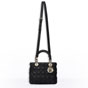 Dior Supple lady dior bag in black lambskin M0535ONMJ M900 - thumb-4