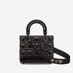 Small Lady Dior My ABCDior Bag Black Cannage Calfskin M0538SNEA M900