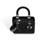 lady dior lambskin bag with embroidered shoulder strap M0550PLBB M911 - thumb-3