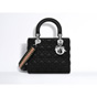 lady dior lambskin bag with embroidered shoulder strap M0550PLBB M911 - thumb-4