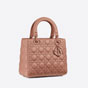 Medium Ultramatte Lady Dior Bag Cannage Calfskin M0565ILOI M50P - thumb-2