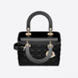 Medium Lady Dior Bag Black Lambskin M0565ONGE M900 - thumb-2