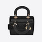 Dior Medium Lady D-Lite Bag Black Cannage Embroidery M0565OREY M989 - thumb-2