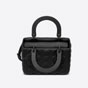 Medium Lady Dior Bag Black Ultramatte Cannage Calfskin M0565SLOI M989 - thumb-2