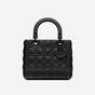 Medium Lady Dior Bag Black Ultramatte Cannage Calfskin M0565SLOI M989 - thumb-3