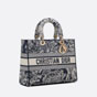 Dior Large Lady D-Lite Bag Toile de Jouy Reverse Embroidery M0566ORGO M928 - thumb-2