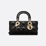 Dior Small Lady D-Joy Bag Black Cannage Lambskin M0613ONGE M900