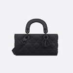 Dior Small Lady D-Joy Bag Ultramatte Black Cannage Calf M0613SLOI M900