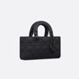 Dior Small Lady D-Joy Bag Ultramatte Black Cannage Calf M0613SLOI M900 - thumb-2