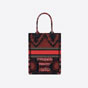 Vertical Dior Book Tote Tie Embroidery with Metallic Thread M1272ZTYK M887 - thumb-2