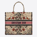 Dior Book Tote Multicolor Dior Flowers Embroidery M1286ZRFX M884