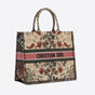 Dior Book Tote Multicolor Dior Flowers Embroidery M1286ZRFX M884 - thumb-2