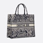 Large Dior Book Tote Reverse Embroidery M1286ZRGO M928 - thumb-2