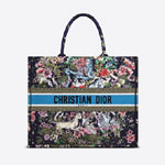 Large Dior Book Tote D Constellation Embroidery M1286ZRUV M928