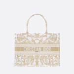 Medium Dior Book Tote Latte and Gold-Tone M1296ZEWI M01E