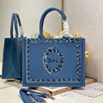 Dioriviera Medium Dior Book Tote with Strap M1354PETU M57G
